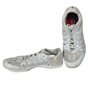 TwV Varsity White Athletic Sneakers Shoes Womens Size 6.5 Cheer Dance Gym *READ*